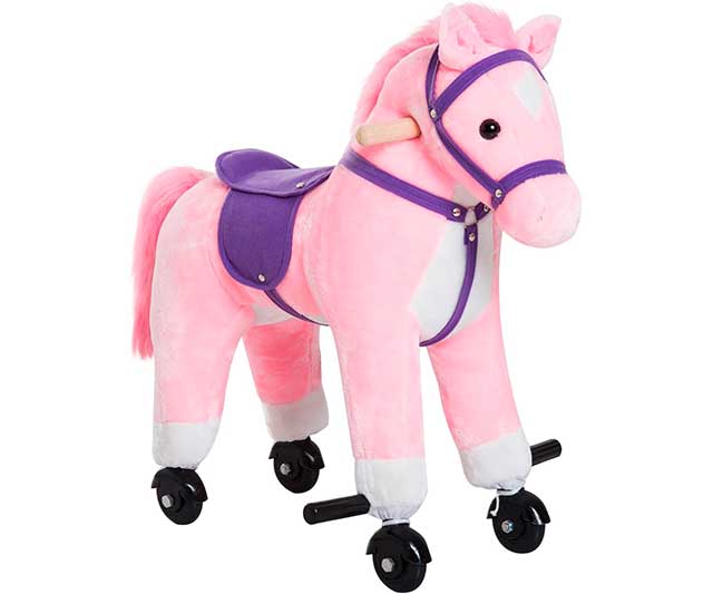 caballito-para-bebes-rosa Caballo para montar bebés rosa