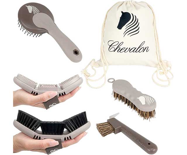 juego-de-limpieza-para-caballos Juego Limpieza Caballos Chevalon