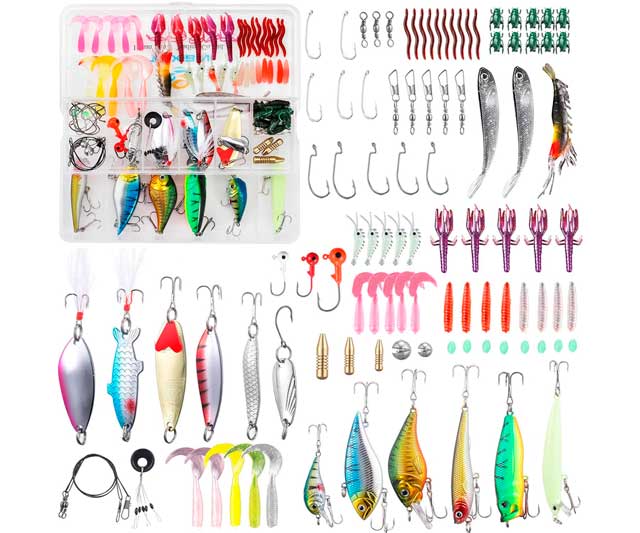 juego-señuelos-tuxibin 101 señuelos para pesca