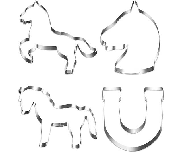 moldes-reposteria-caballos Moldes Galletas Caballo Acero Inoxidable