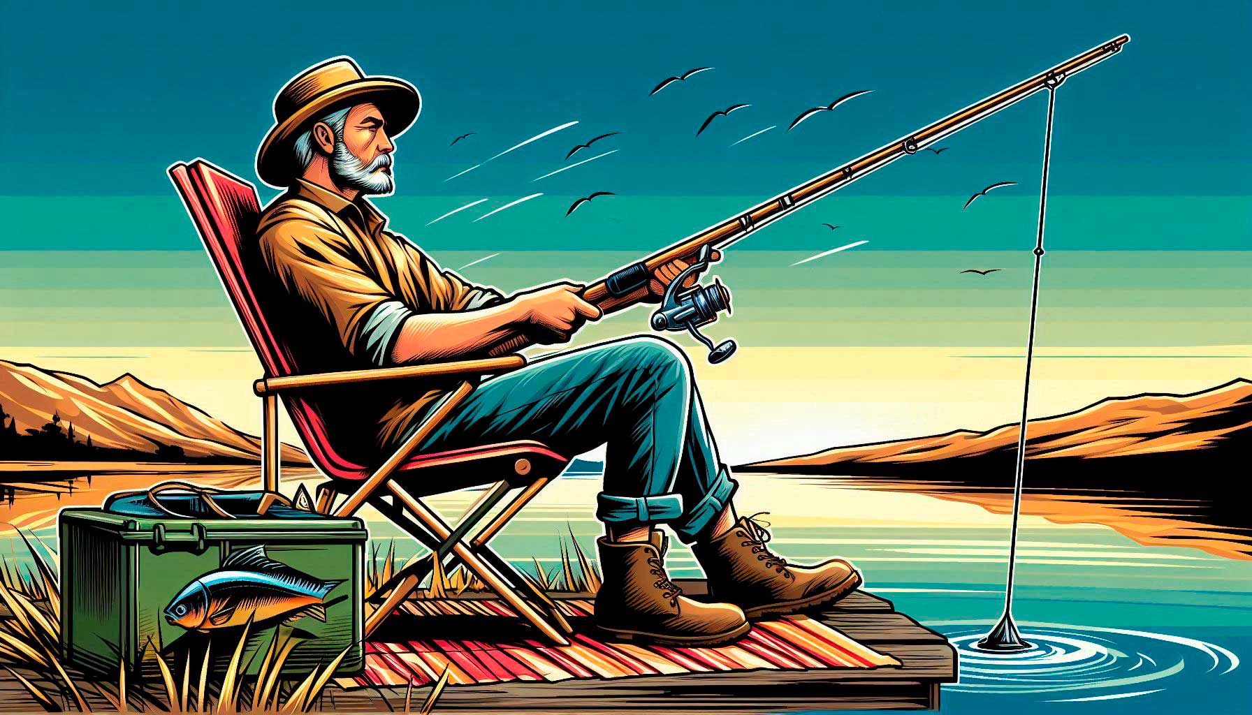 pescador-pescando Pescadpr-pescando-en-un-rio
