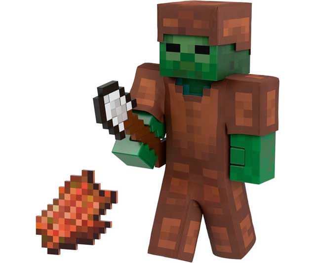 minecraft-figura-accion-zombi Figura Acción Minecraft Zombie Serie Diamante 14cm