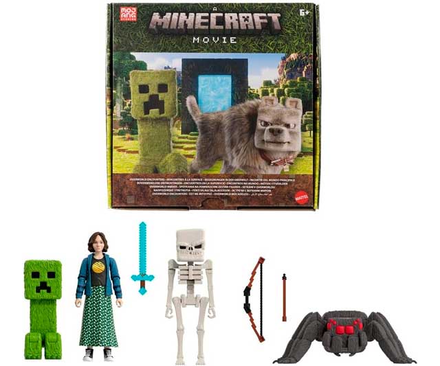 minecraft-figuras-accion Pack Figuras Minecraft Película
