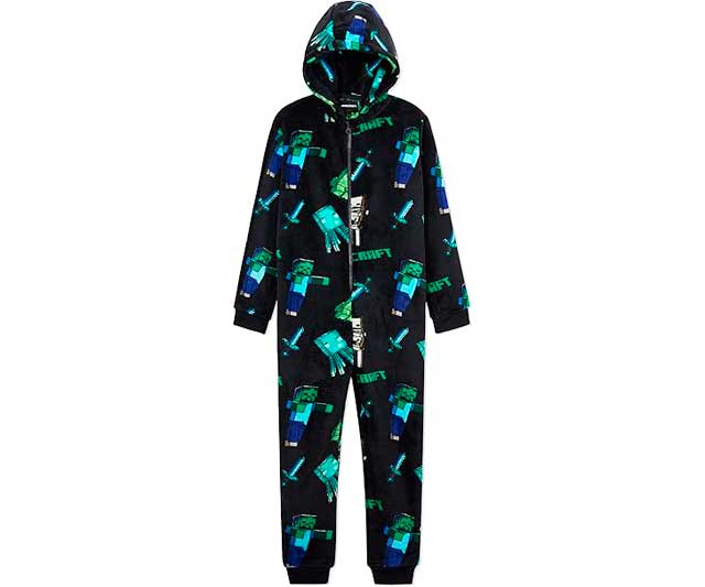 pijama-polar-minecraft Pijama Polar Entero Niño Minecraft