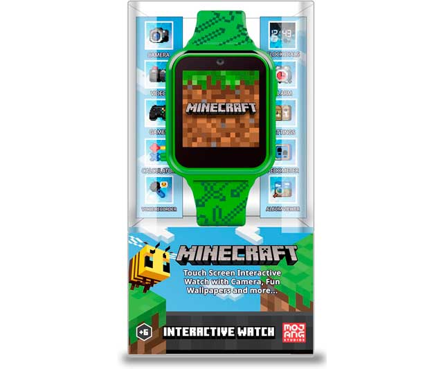 reloj-minecraft-digital Reloj digital Minecraft