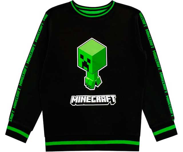 sudadera-minecraft-creeper Sudadera Minecraft Creeper