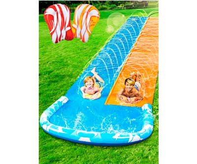tobogan-agua-doble-joyin Tobogán de Agua Doble JOYIN